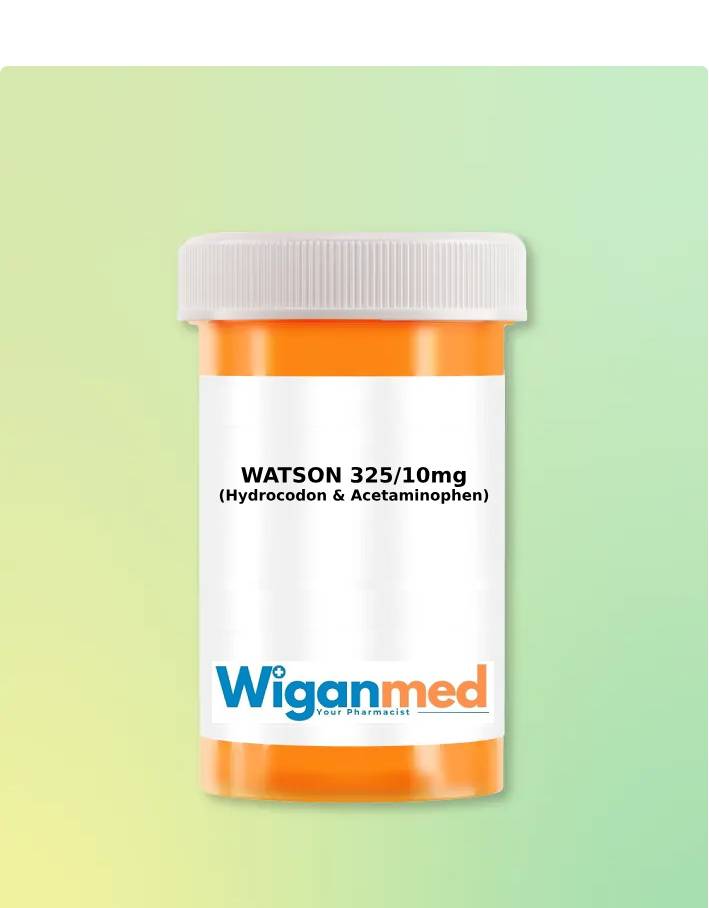 WATSON (Hydrocodon & Acetaminophen) (10 mg) - 30 Tablets