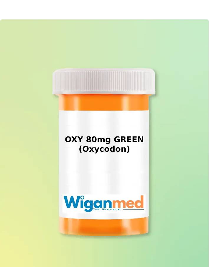 OXY 80mg GREEN (OXYCODON) (80 mg) - 30 Tablets
