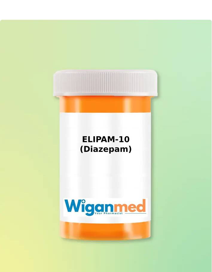 ELIPAM-10 (Diazepam) (10 mg) - 30 Tablets