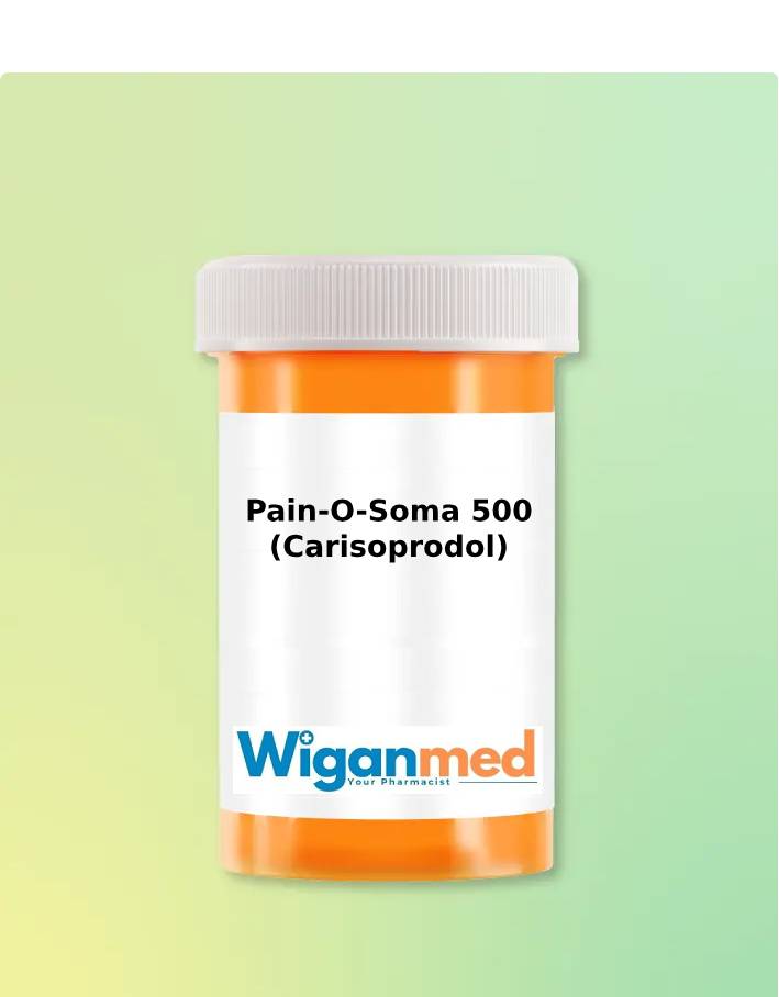 Pain-O-Soma 500 (Carisoprodol) (500 mg) - 30 Tablets